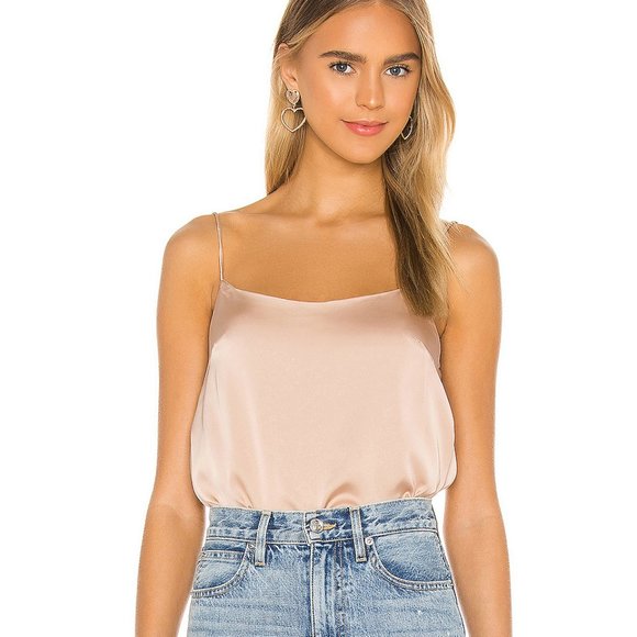 LPA Tops - NEW NWT superdown Mischa Cowl Back Top in Nude